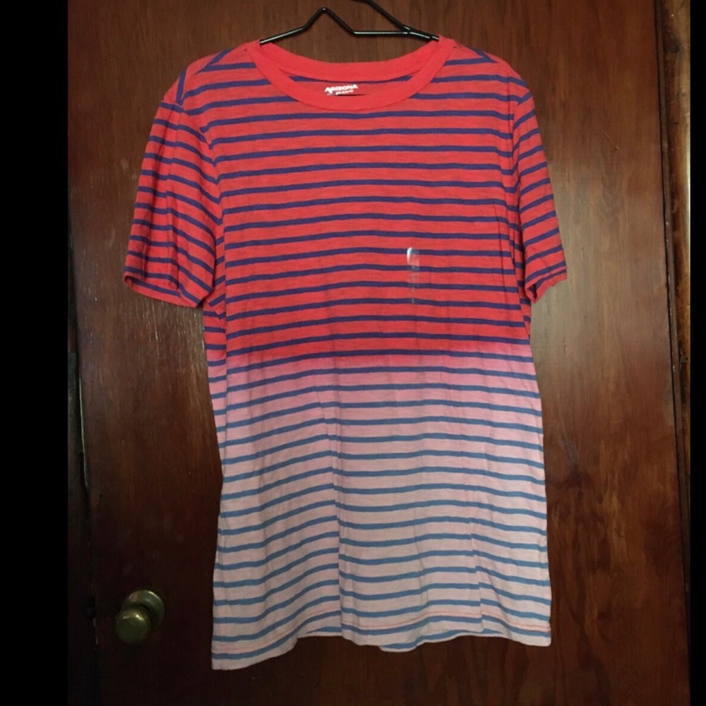 Ombré Striped Short Sleeve shirt